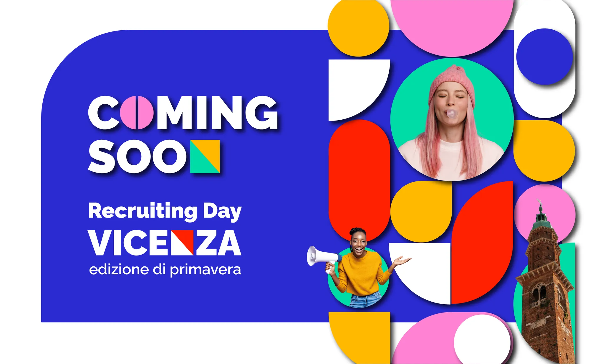 Recruiting Day Vicenza edizione autunnale. Recruiting Day è l'evendo dedicato a laureandi e neolaureadi che vogliono trovare lavoro a Vicenza in modo concreto e veloce.
